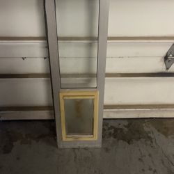 Used Pet Door Sliding Door Insert 