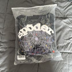 Black and purple spider hoodie