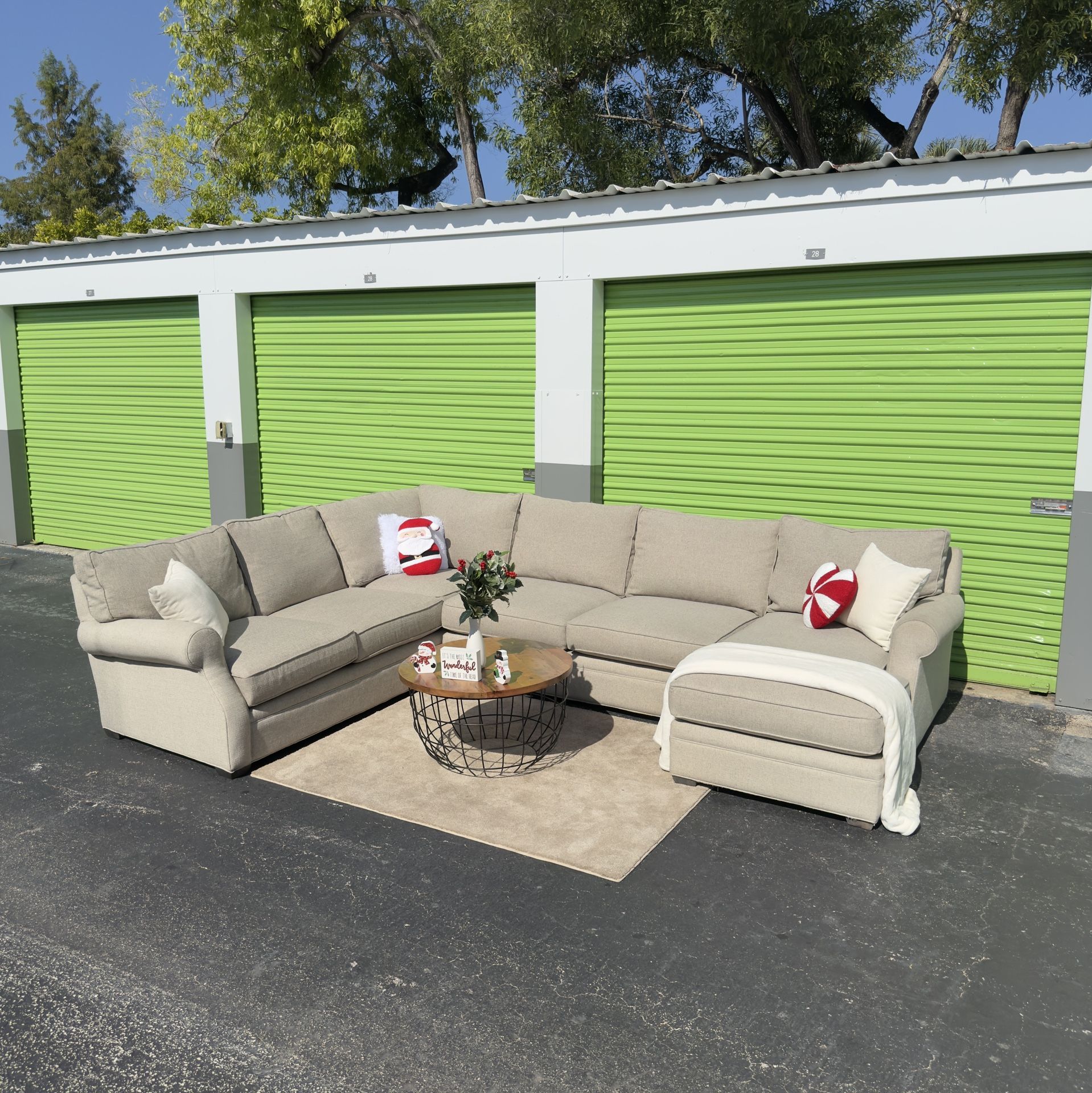 Arhaus Landsburry 3-Piece Sectional with Chaise