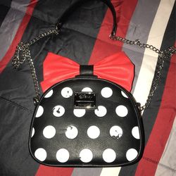 Disney LOUNGEFLY Minnie Mouse Bow Purse
