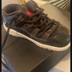 Jordan 11 Retro Size 8c Toddler Black 