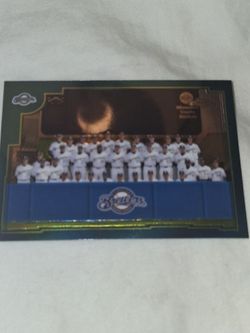2001 Milwaukee Team, Topps Chrome Card # 637 Holochrome