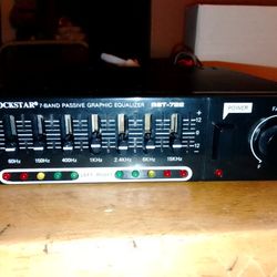 Brand New ROCKSTAR RST-722 7-Band Passive Graphic Equalizer Made In Korea