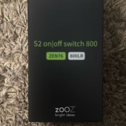 S2 On/Off Switch 800 ZEN76(Light Switches)