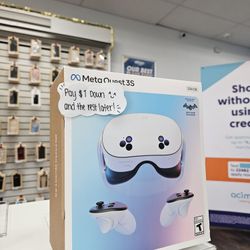 Meta Quest 3S New - $1 To Take it Home same Day and Pay the Rest later!