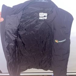 Straight Down Jacket Vest Puffy Comfy Lining Mens Large