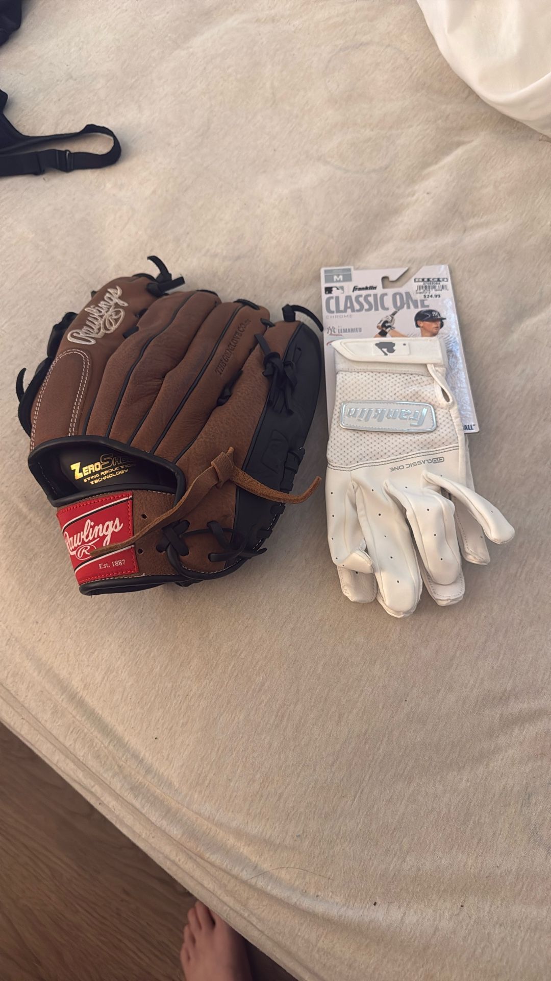 Baseball And Batting Gloves