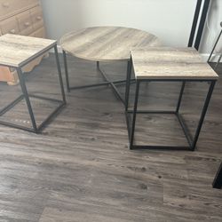 Coffee Table End Table Set