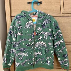 Mini Boden Fleece-Lined Dinosaur Hoodie (9-10y)