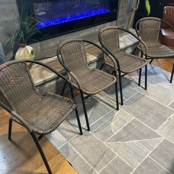 Patio Chairs Set Of 4 - I CAN DELIVER 