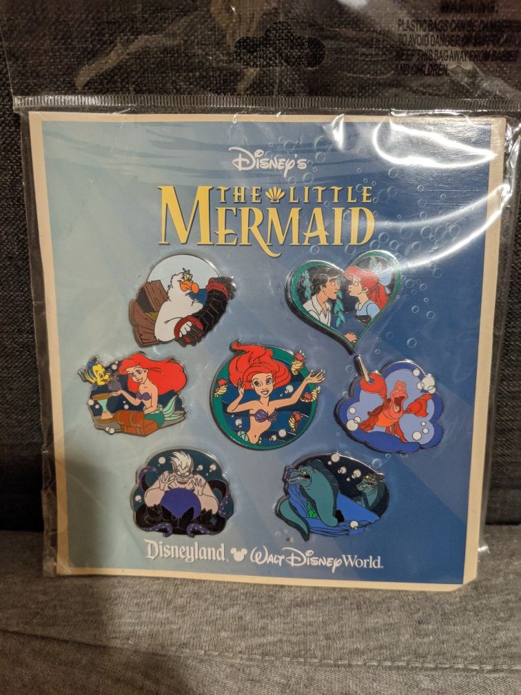 Little Mermaid Disney Pins