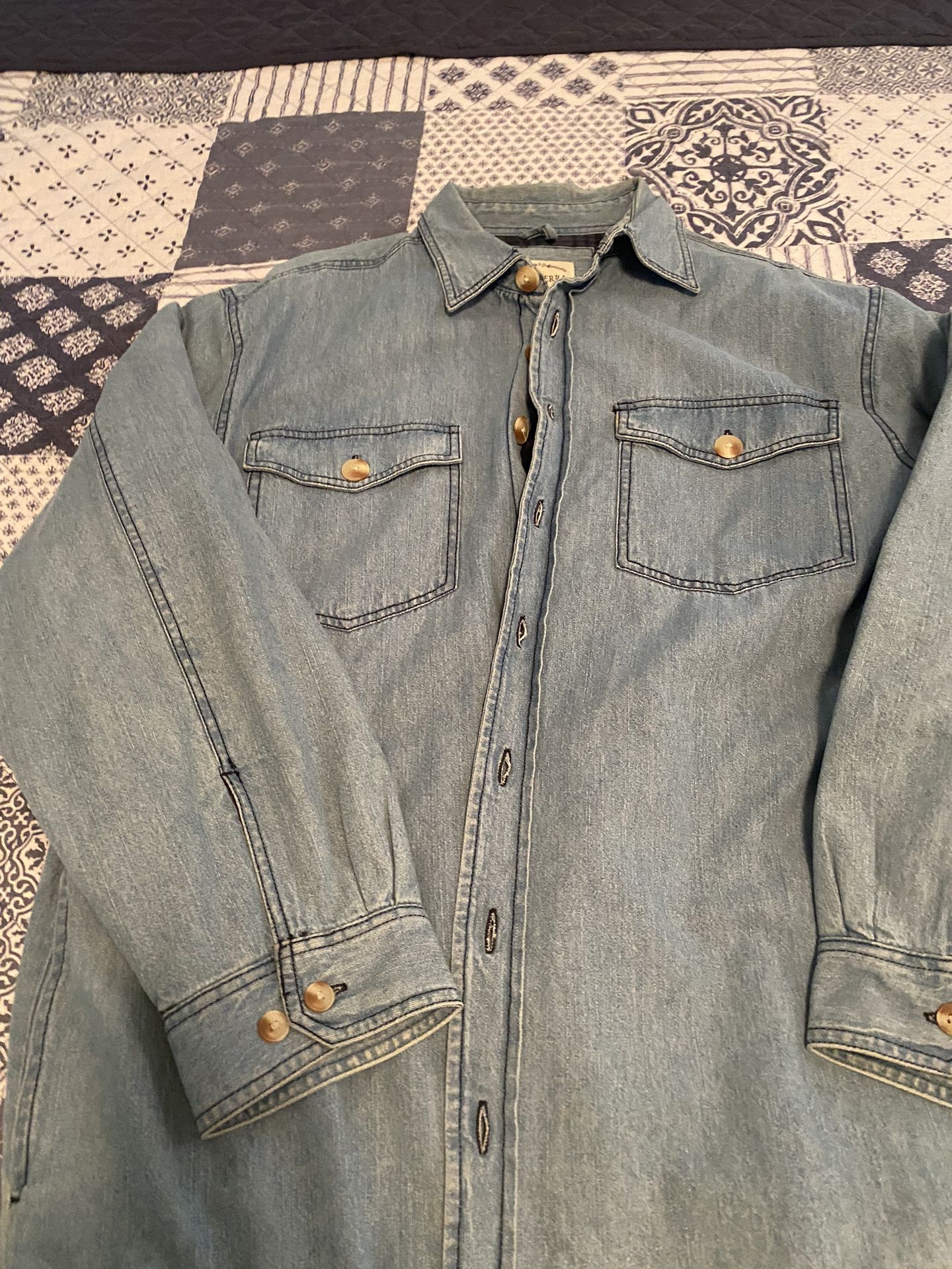 Men’s Denim Shirt Jacket (High Sierra)