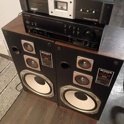 Fisher speakers  DS-826 ,Optimus receiver, monster power system