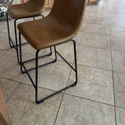 Leather Bar Stools Counter Height 