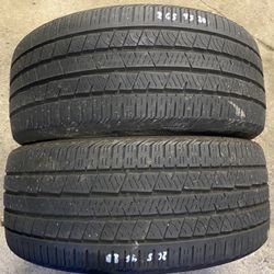 Pair Tires 265 45 20