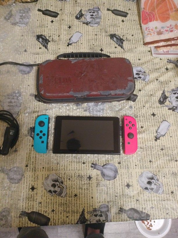 Nintendo Switch With All The Accessories And Extra Controller