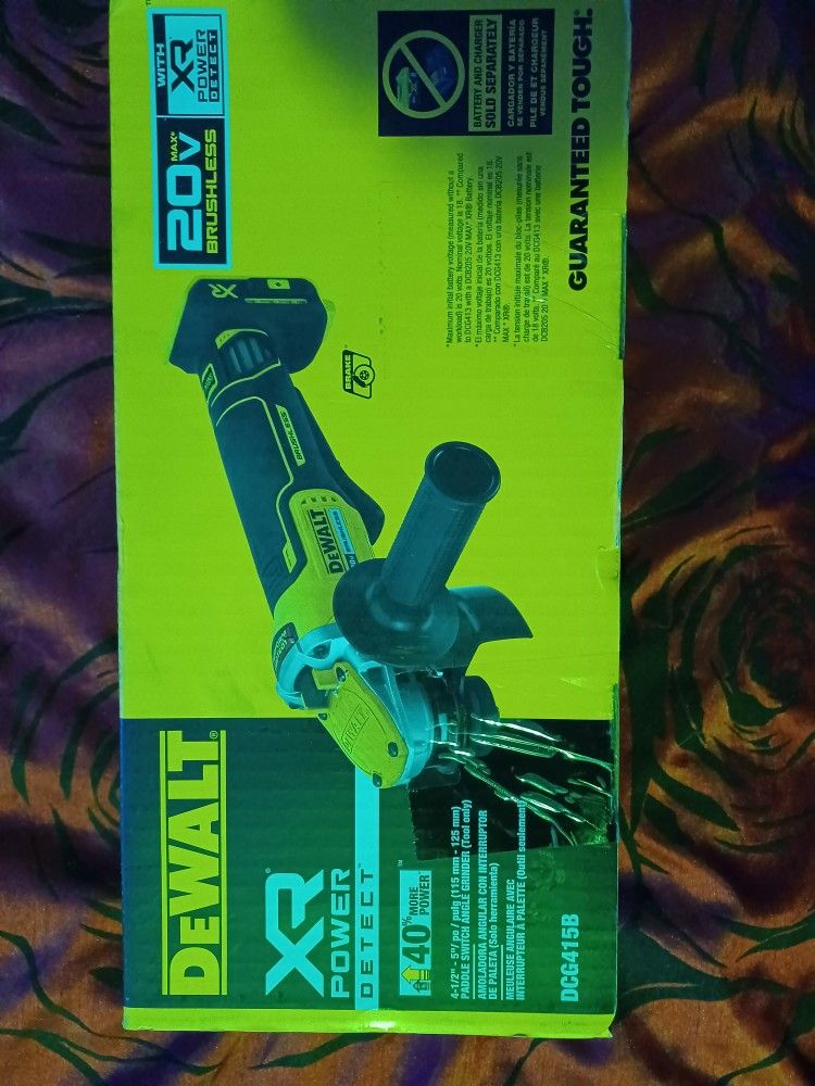 New Dewalt Xr Grinder