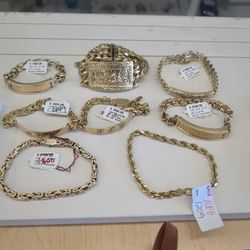 14k 10k Gold Bracelet Different Grams Different Prices Layaway Available 10% Down If You Interested Please Ask Maribel Thank You 