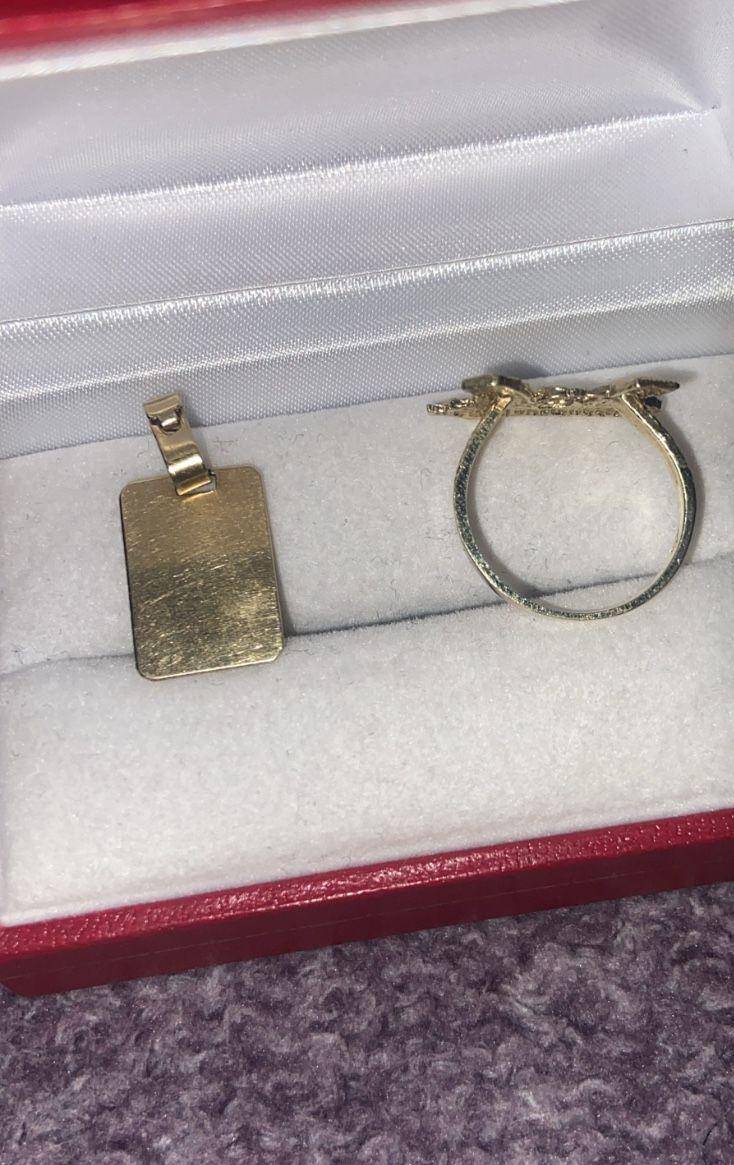 Gold Rings, Gold Pendant