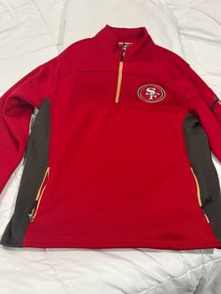 San Francisco 49ers NFL Quarter Zip Pullover – Men’s Large