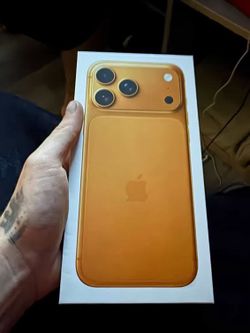 iPhone 17 pro max brand new orange