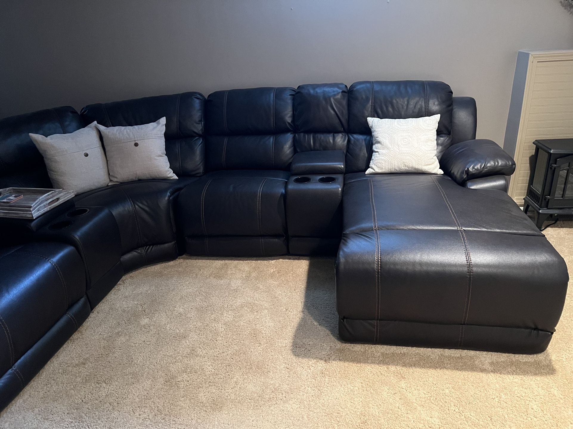 Leather Sectional Couch for Sale in Brunswick, OH OfferUp