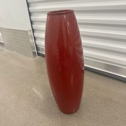 Pier 1 Red Vase