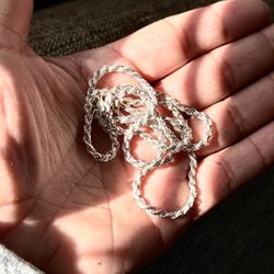 Silver Rope Chain 