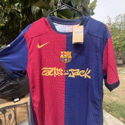 Barcelona x Cactus Jack Jersey Custom