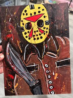 Original hand painted Jason artwork