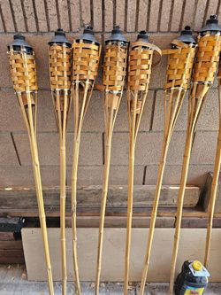 tiki torches
