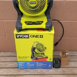 ryobi 18v misting fan kit 