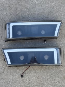 Chevy GMC Silverado Sierra 2500 Lower LED Cat Eye Headlights 02-06