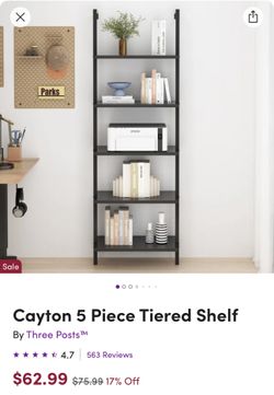 Wayfair 5 Tier Shelf