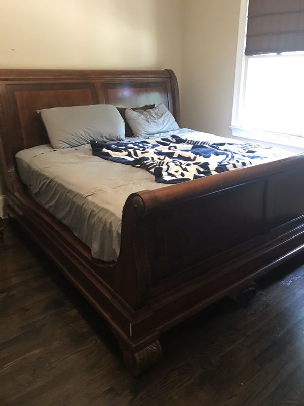 King Size SlayBed Bedroom Set and Desk for Sale in Atlanta ...