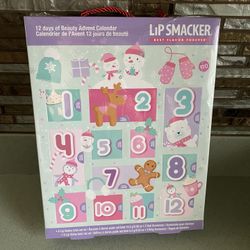 BRAND NEW LIP SMACKER 12 DAYS OF BEAUTY ADVENT CALENDAR 