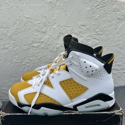 Size 12 Jordan 6 Yellow Ochre