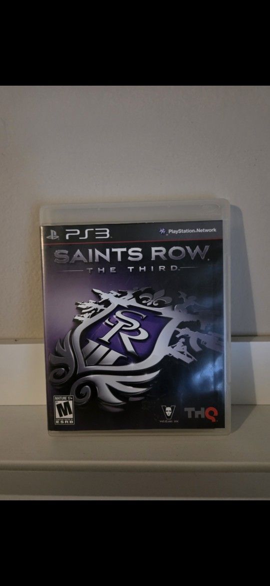 PS3 Game- SAINTS ROW The Third