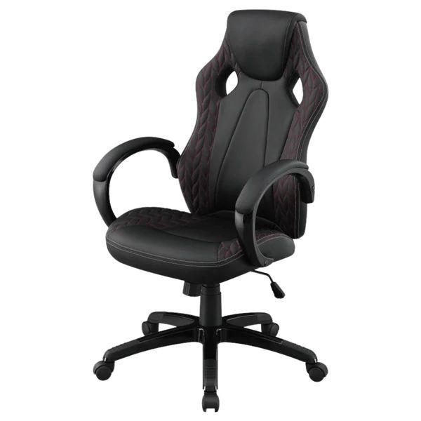 Modern Black Carlos Office Chair Adjustable and Rolling