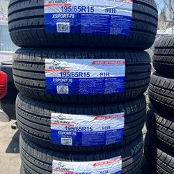 195/65/15 New Tires Set Of 4 Atlander Installed And Balanced Set De 4 Llantas Nuevas Instaladas Y Balanceadas