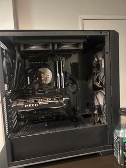 Gaming PC and monitor