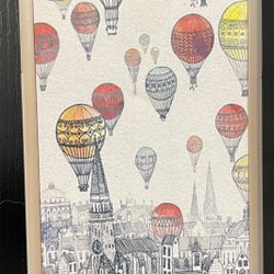 iPhone XS Max Case Air Balloons Old City Theme
