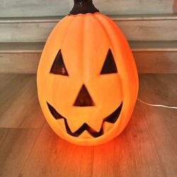 Vintage Pumpkin Blowmold