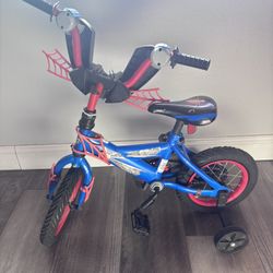 Huffy Spider-Man Bike With Training Wheels