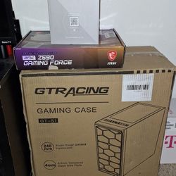 Z590 Gaming Force Motherboard GTRACING gaming case EZDIY-FAB fan