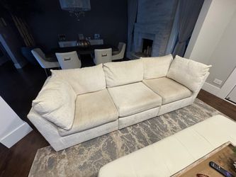 Creamy colored Couch
