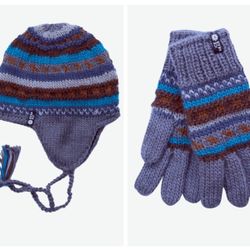 Norwear Iceland Magney HandKnit 100% Wool Earflap Fleece Lining Beanie & Gloves Set. Unisex, One Size, Breathable Cozy.

The Magney Beanie is a very c
