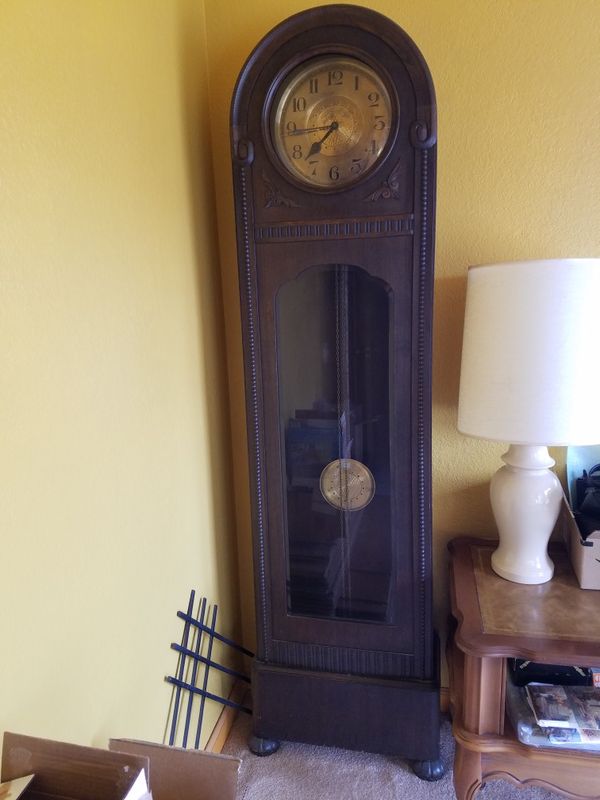 Antique grandfather clock