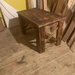 Handmade Wood Coffee Table