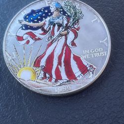 1oz Of Silver 1999 Walking Liberty Coin